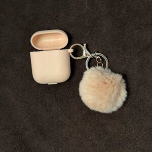 Pom Pom Keychain AirPods Case
